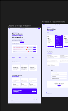Redo website pages